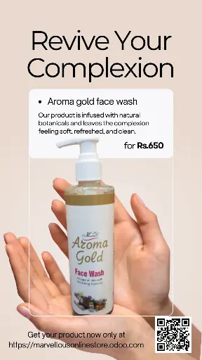 Aroma gold face wash